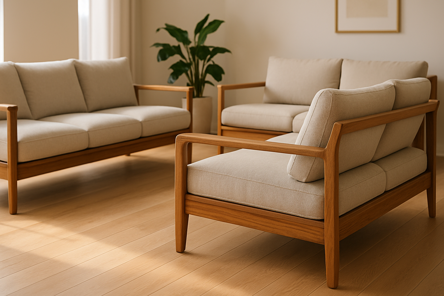 WOODEN SOFAS
